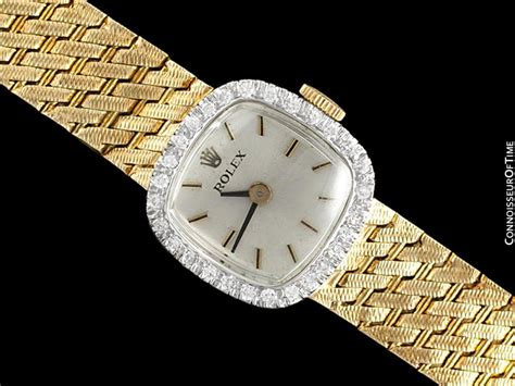 rolex vintage ladies diamond watch